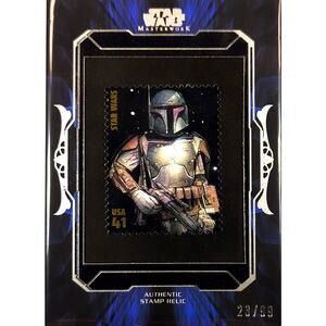 Star Wars 2015 Masterwork BOBA FETT Authentic Stamp Relic 23/99, See Pics/Descr.
